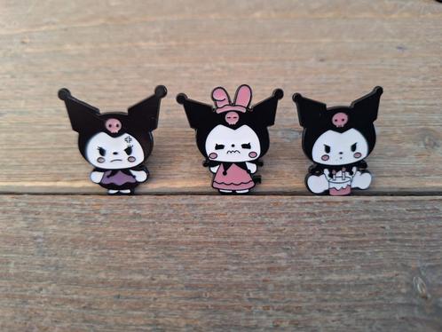 3 grappige pins van Kuromi te koop, Verzamelen, Speldjes, Pins en Buttons, Nieuw, Speldje of Pin, Overige onderwerpen, Ophalen of Verzenden