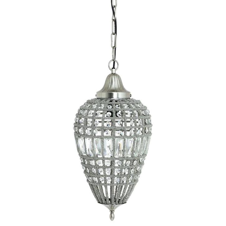 Light & Living hanglamp Charlene kristal 50cm, Huis en Inrichting, Lampen | Kroonluchters, Gebruikt, Ophalen of Verzenden
