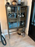 Riviera maison vitrine kast cape house bar, Ophalen, 100 tot 150 cm, Eikenhout, Zo goed als nieuw