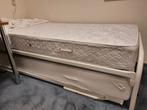 Twee slaapbedden zo goed als nieuw, Huis en Inrichting, Slaapkamer | Bedden, Ophalen, 90 cm, Eenpersoons, Wit