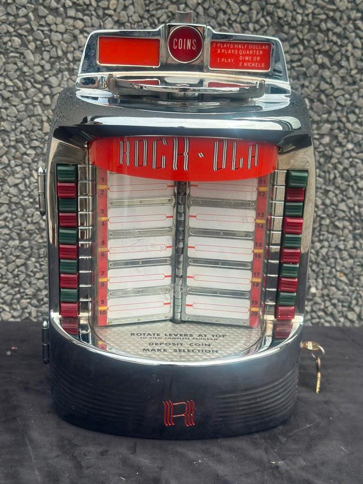 WALLBOX: 4x Rockola model 1555, Verzamelen, Automaten | Jukeboxen, Zo goed als nieuw, Overige merken, 1970 tot heden, Ophalen of Verzenden