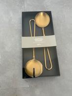 Gusta mat gouden slabestek sla bestek salade nieuw in doos, Ophalen of Verzenden, Zo goed als nieuw, Overige materialen