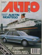 Autovisie 23 1984 : Jeep Cherokee Chief - Suzuki Swift GS, Ophalen of Verzenden, Gelezen, Algemeen