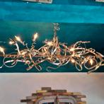 Unieke metalen design hanglamp xxxl, Ophalen, Gebruikt, Metaal, Industrieel