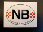 "dan denk je aan Brabant " sticker., Ophalen of Verzenden, Nieuw