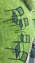 All weather stoelen, geknoopte zitting, Tuin en Terras, Ophalen, Nieuw, Aluminium, Stapelbaar
