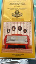 Biedermeier sofa 1815-1848 no 40092, Verzamelen, Poppenhuizen en Toebehoren, Ophalen of Verzenden, Nieuw, Poppenhuis