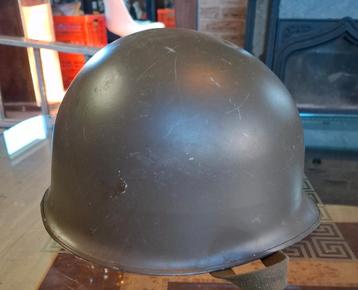 Metalen Legerhelm - Vintage Militaria beschikbaar voor biedingen