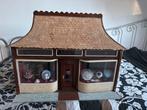 Handgemaakt poppenhuis - Hoedenwinkeltje met verlichting, Verzamelen, Poppenhuizen en Toebehoren, Ophalen, Zo goed als nieuw, Poppenhuis