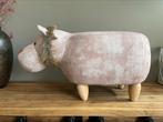 Leeuwen poef, Huis en Inrichting, Banken | Voetenbanken en Poefen, Minder dan 50 cm, Gebruikt, 50 tot 75 cm, Ophalen of Verzenden