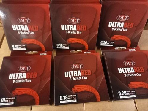 (Rode) Gevlochten lijn...UltraRed 8-Braid...diverse maten.., Watersport en Boten, Hengelsport | Algemeen, Nieuw, Vislijn, Ophalen of Verzenden