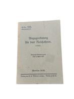Duitse WO2 Wehrmacht/Heer Dienstvorschrift, Verzamelen, Militaria | Tweede Wereldoorlog, Verzenden, Duitsland, Overige typen