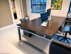 2x Massief Houten Bureaus - Stijlvol & Duurzaam, Ophalen, Gebruikt, Bureau