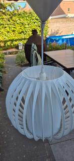 Witte plafondlamp, Ophalen, Zo goed als nieuw, Minder dan 50 cm