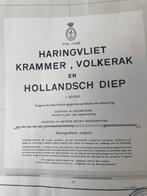 Oude zeekaart Haringvliet 1950, Ophalen of Verzenden