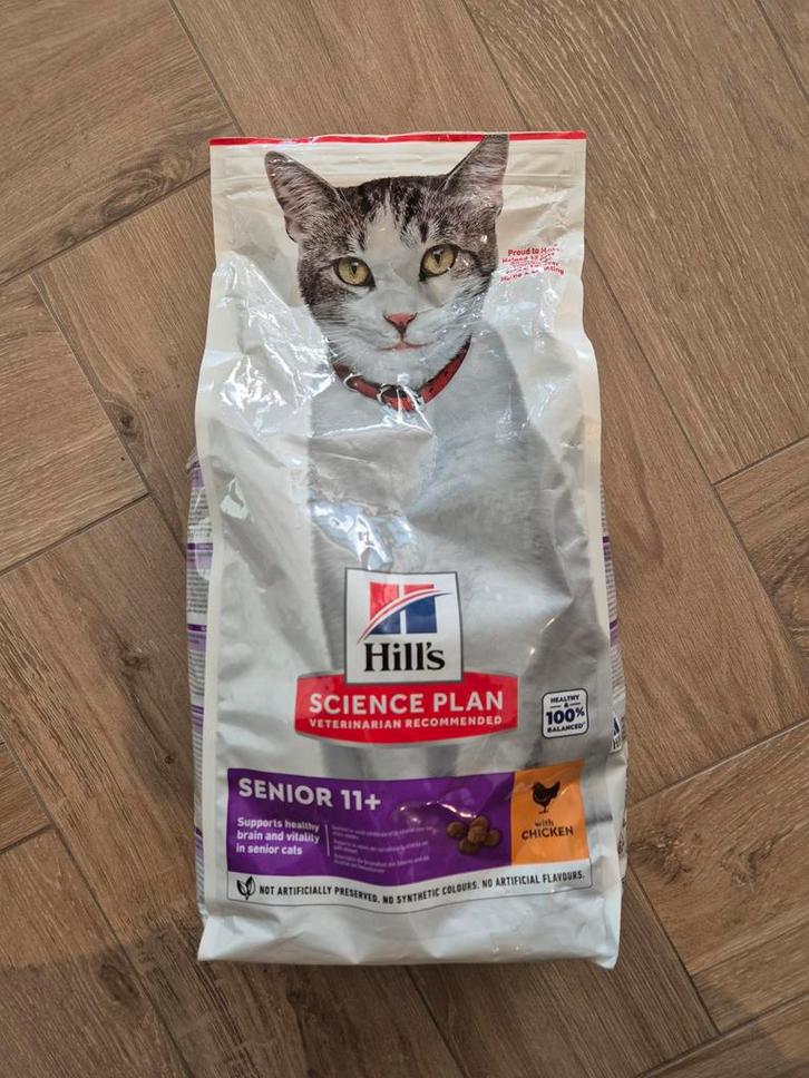 Hill's Feline Senior 11+ Kip - Kattenvoer - ca 2,5 kg, Dieren en Toebehoren, Dierenvoeding, Kat, Ophalen of Verzenden