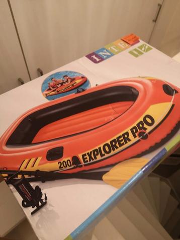 Opblaasboot rooiboot intex explorer 200 beschikbaar voor biedingen