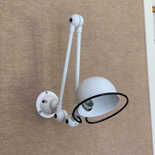 Jieldé | Wit | Wandlamp | Industrieel | Muurlamp | Werklamp, Huis en Inrichting, Lampen | Wandlampen, Gebruikt, Metaal, Ophalen of Verzenden