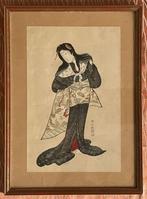 Antieke Japanse prent, Ophalen of Verzenden