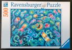 Legpuzzel 500 stuks "Kleurrijke Onderwater-soorten", Ophalen of Verzenden, 500 t/m 1500 stukjes, Zo goed als nieuw, Legpuzzel