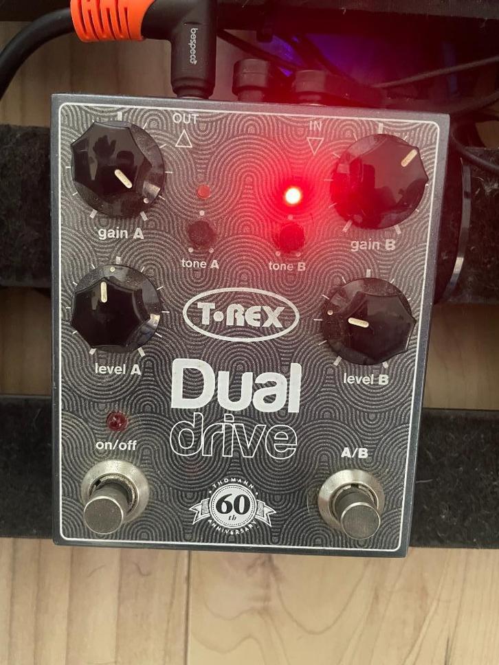 T-Rex Dual Drive 60th year Thomann Anniversary, Muziek en Instrumenten, Effecten, Zo goed als nieuw, Distortion, Overdrive of Fuzz