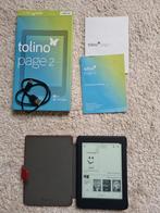 Tolino Page 2 E-reader + Hoes, Ophalen of Verzenden, Zo goed als nieuw, Tolino, Touchscreen