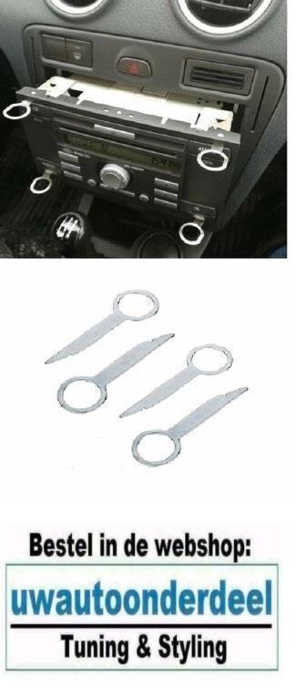 Radio Cd Demontage Tool Gereedschap Aux Ford Transit, Auto diversen, Tuning en Styling, Ophalen of Verzenden