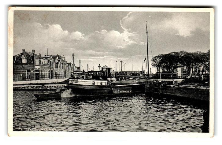 Terneuzen, Oostsluis, Verzamelen, Ansichtkaarten | Nederland, Gelopen, Zeeland, 1920 tot 1940, Verzenden