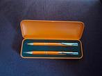 Oranje balpen en vulpotlood in doos zeer fraaie kwaliteit, Diversen, Ophalen of Verzenden, Nieuw