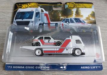 Hot Wheels Premium Team Transport Honda Civic Custom beschikbaar voor biedingen