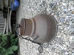 Stalen lamp voor mancave/veranda of anders, Huis en Inrichting, Lampen | Hanglampen, Ophalen of Verzenden, Gebruikt, Metaal, Minder dan 50 cm