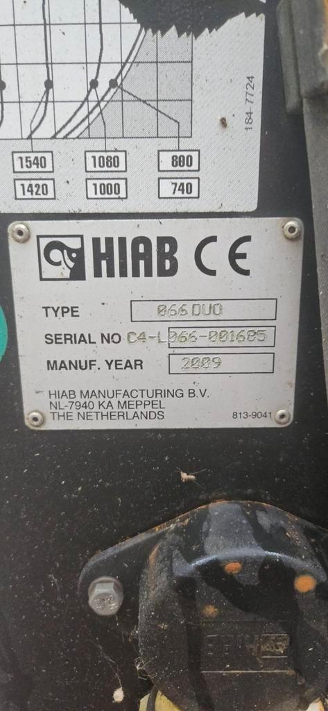 Hiab 066 d2 duo XS Autolaadkraan, Auto-onderdelen, Vrachtwagen-onderdelen, Overige merken, Ophalen