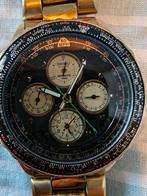 Seiko Flightmaster Pilotenhorloge, Gebruikt, Staal, Polshorloge, Ophalen of Verzenden