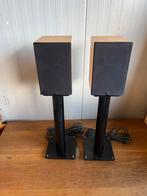Luidsprekers van canton met norstone standaard, Ophalen, Zo goed als nieuw, Front, Rear of Stereo speakers, Overige merken
