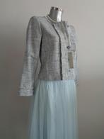 Hakei jasje 38 Nieuw in combinatie met Adrianna Papell set, Kleding | Dames, Verzenden, Nieuw, Blauw, Jasje