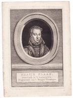 Haasje Klaas stichtster Burger Weeshuis antieke gravure, Antiek en Kunst, Kunst | Etsen en Gravures, Verzenden