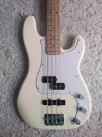 Squier Affinity PJ Bass Olympic White met upgrades 2024, Muziek en Instrumenten, Snaarinstrumenten | Gitaren | Bas, Ophalen of Verzenden