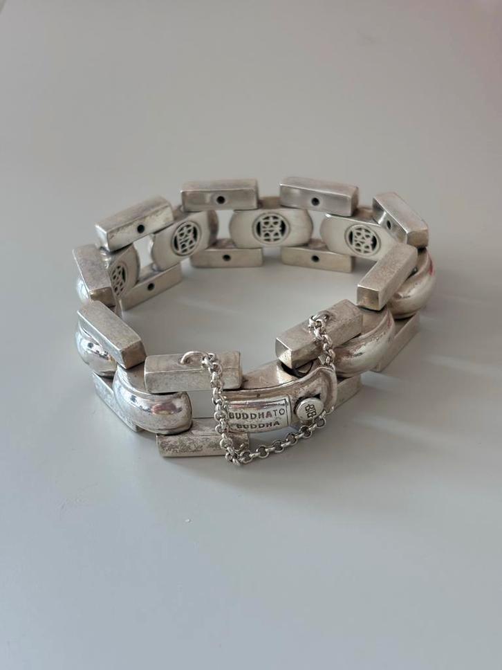 Buddha to Buddha Batul Medium Armband, Sieraden, Tassen en Uiterlijk, Armbanden, Zo goed als nieuw, Zilver, Ophalen of Verzenden