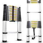 Telescopische Ladder Vouwladder – Aluminium ACTIE €59,90, Ophalen of Verzenden, Opvouwbaar of Inschuifbaar, 2 tot 4 meter