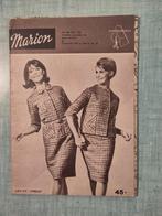 Vintage Marion Knippatronenblad nr 208 okt 1965 + raderblad, Hobby en Vrije tijd, Kledingpatronen, Marion, Vrouw, Ophalen of Verzenden