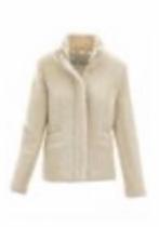 Giacomo jas ecru maat XL teddy jack kort jasje, Wit, Maat 46/48 (XL) of groter, Ophalen of Verzenden, Zo goed als nieuw