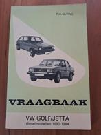 Vraagbaak VW Golf/Jetta diesel 1980-1984, Ophalen of Verzenden, Zo goed als nieuw, Volkswagen