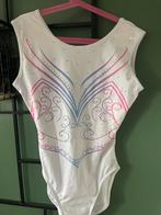 turnpakje sparkle & dream, Sport en Fitness, Turnen, Wit, Ophalen of Verzenden, Zo goed als nieuw, Turnpak(je)