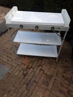 Gasstel merk GST , model: op pootjes, inclusief 2 plankjes, Caravans en Kamperen, Ophalen, Gebruikt