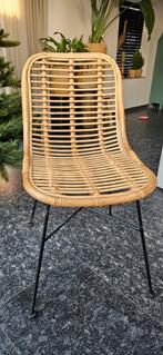 Eetkamerstoel Woonexpress Avoca Rotan - Naturel, Ophalen, Bruin, Nieuw, Scandinavisch