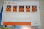 EK 2008 4 sets postzegels met spelers uit oranje., Verzamelen, Ophalen of Verzenden, Nieuw