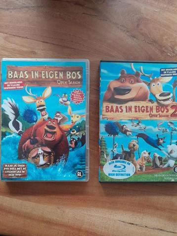 DVD`s Baas in eigen bos deel 1 en deel 2 beschikbaar voor biedingen