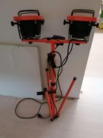 Driepoot bouwlamp, Ophalen, Gebruikt, Met statief, Lamp met armatuur