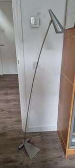 RVS leeslamp, Huis en Inrichting, Lampen | Vloerlampen, Ophalen, Gebruikt, Design RVS geborsteld, Metaal