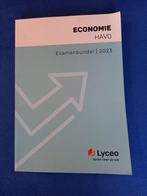 Examenbundel Lyceo havo Economie 2023, Ophalen of Verzenden, Gelezen, HAVO, Economie